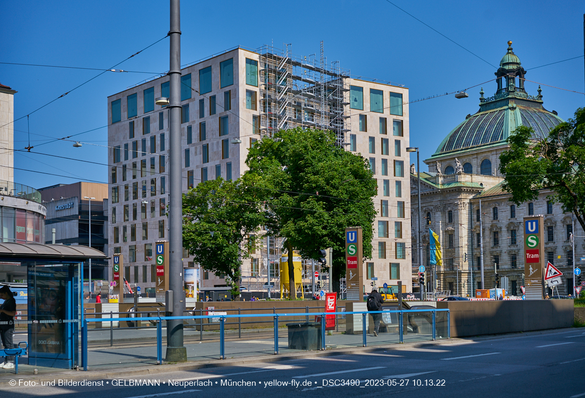 Mai 2023 - Neubau des Hotels Königshof am Stachus in München